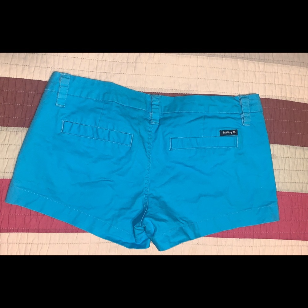 Hurley bright blue  shorts size 7